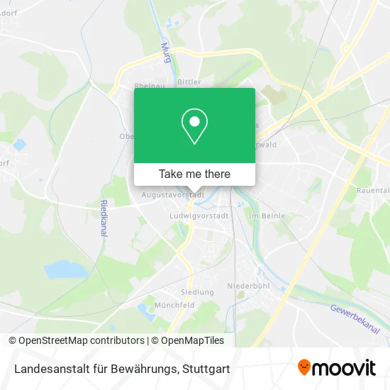 Карта Landesanstalt für Bewährungs