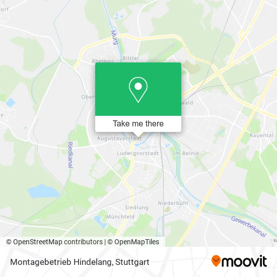 Карта Montagebetrieb Hindelang