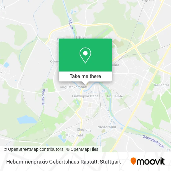 Карта Hebammenpraxis Geburtshaus Rastatt