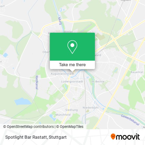 Spotlight Bar Rastatt map