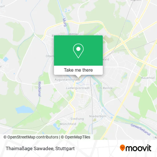 Карта Thaimaßage Sawadee