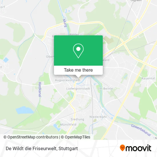 Карта De Wildt die Friseurwelt