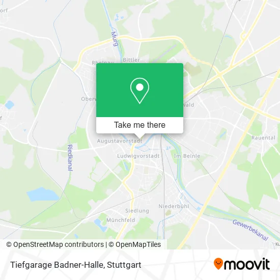 Карта Tiefgarage Badner-Halle