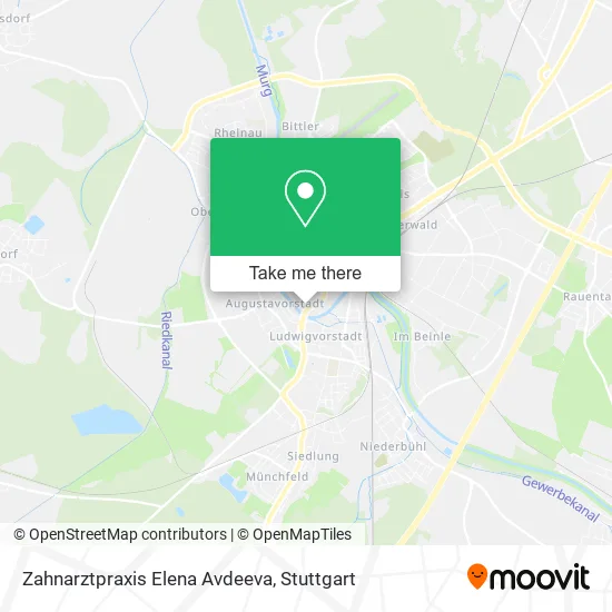 Карта Zahnarztpraxis Elena Avdeeva