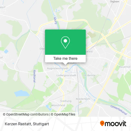 Карта Kerzen Rastatt