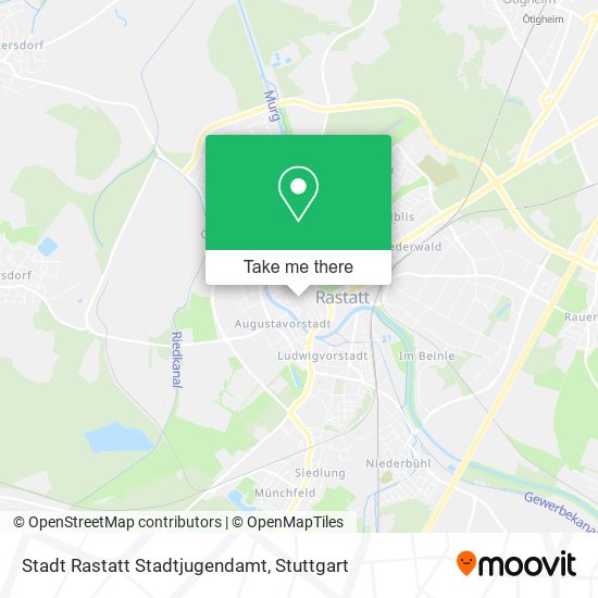 Stadt Rastatt Stadtjugendamt map