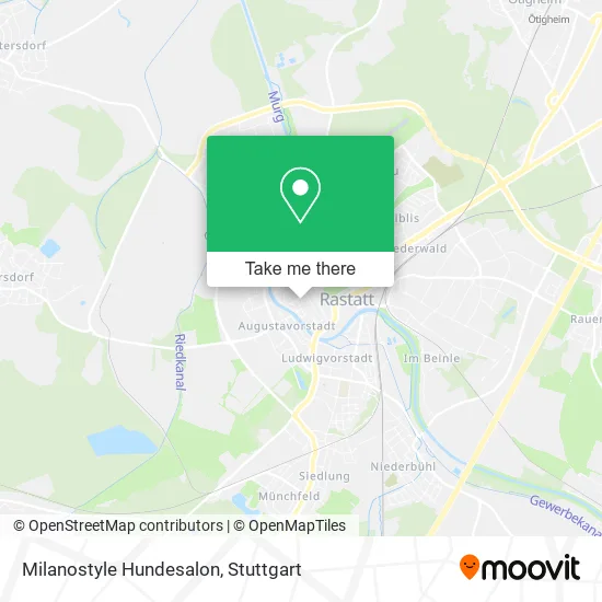 Карта Milanostyle Hundesalon