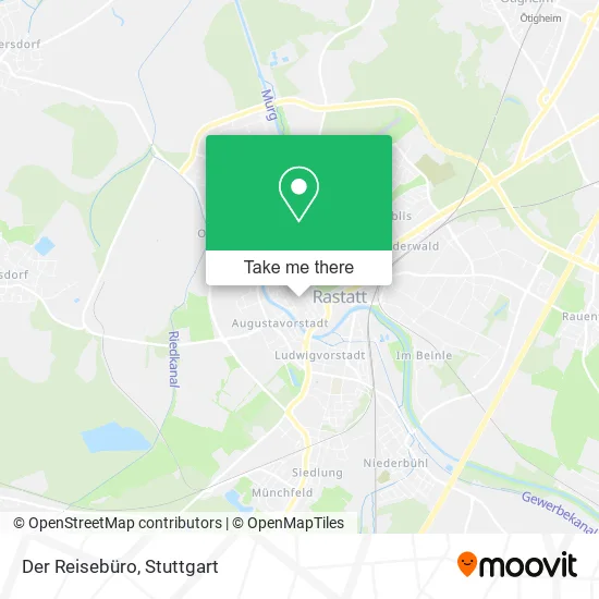 Карта Der Reisebüro