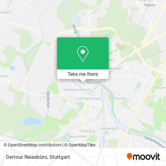 Dertour Reisebüro map