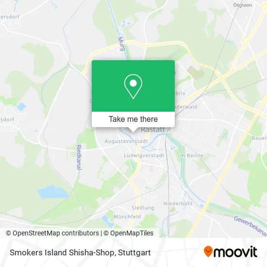 Карта Smokers Island Shisha-Shop