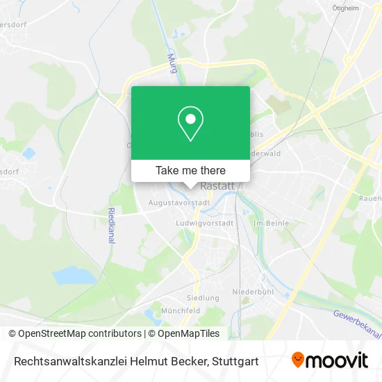 Карта Rechtsanwaltskanzlei Helmut Becker