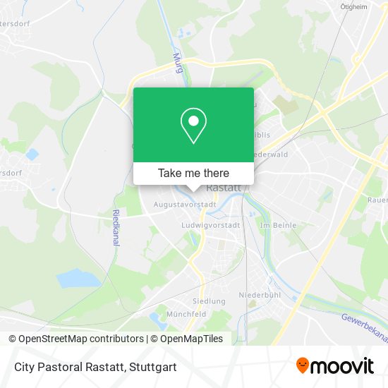City Pastoral Rastatt map