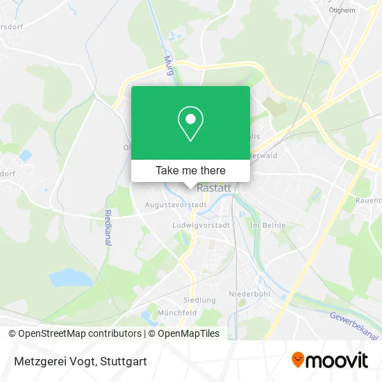 Карта Metzgerei Vogt