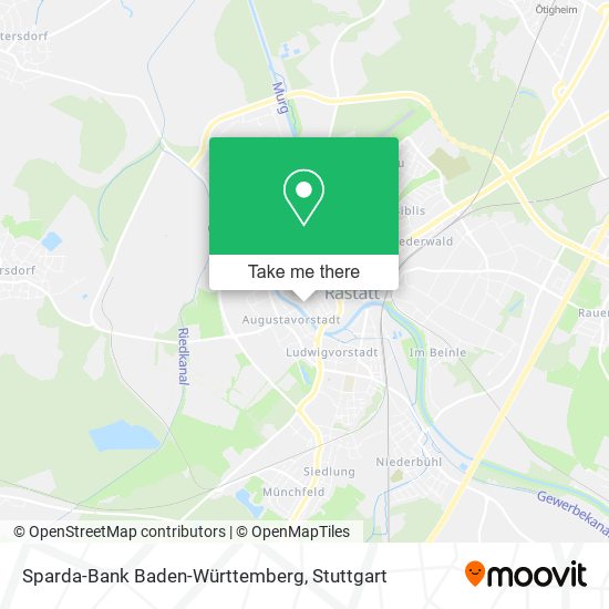 Sparda-Bank Baden-Württemberg map
