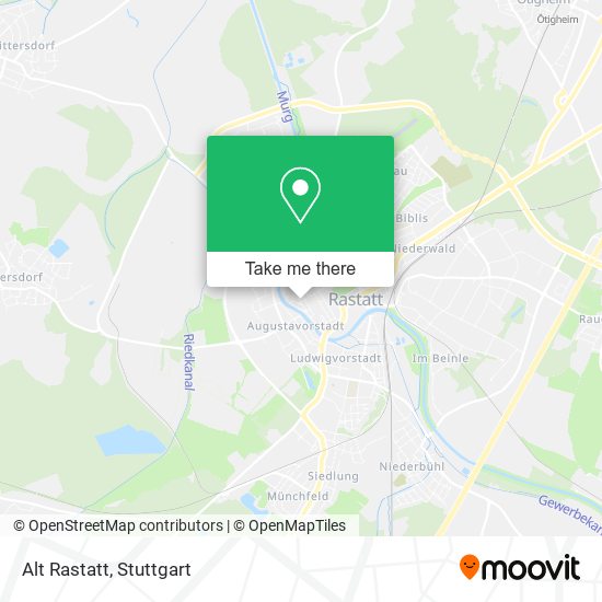 Карта Alt Rastatt