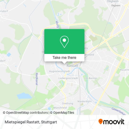 Карта Mietspiegel Rastatt