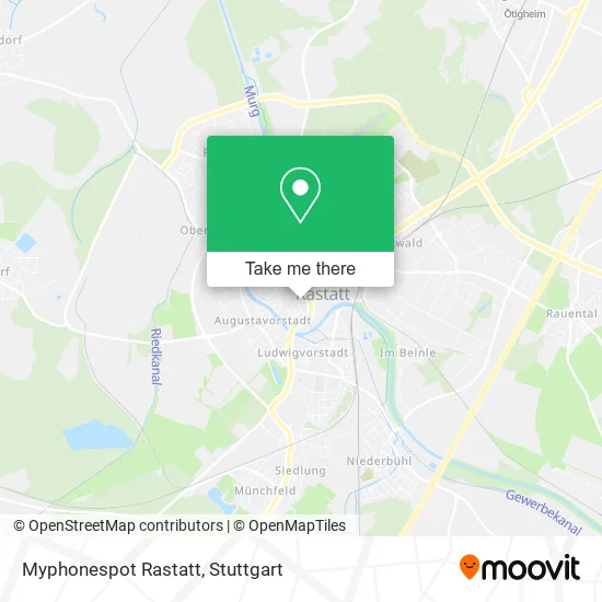 Карта Myphonespot Rastatt