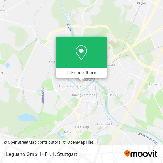 Карта Leguano GmbH - Fil. 1