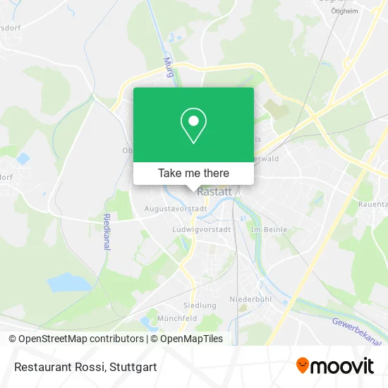 Карта Restaurant Rossi