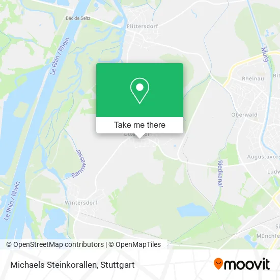 Карта Michaels Steinkorallen