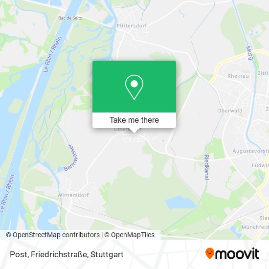 Post, Friedrichstraße map