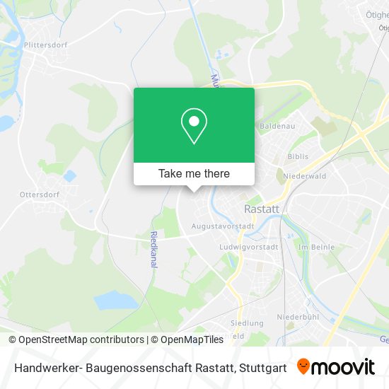 Карта Handwerker- Baugenossenschaft Rastatt