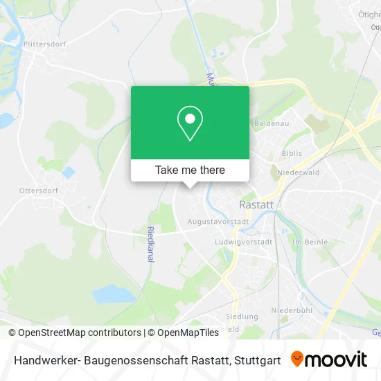 Карта Handwerker- Baugenossenschaft Rastatt