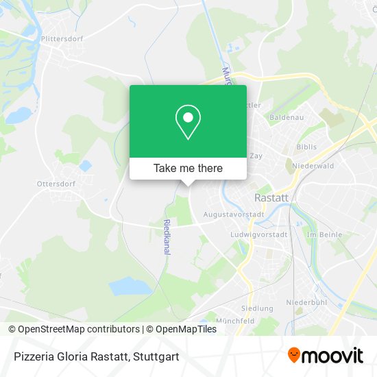 Pizzeria Gloria Rastatt map