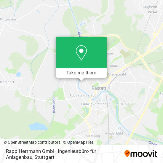 Карта Rapp Herrmann GmbH Ingenieurbüro für Anlagenbau