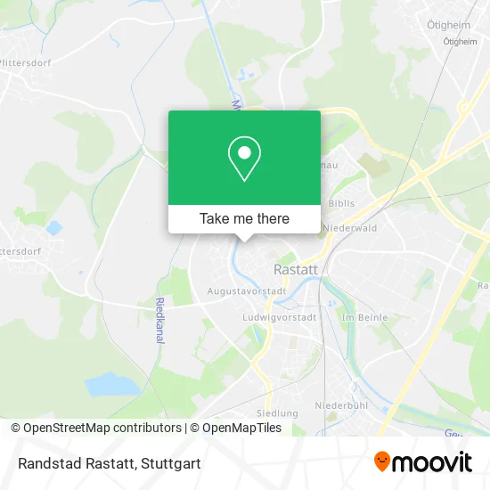 Карта Randstad Rastatt