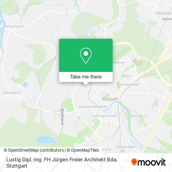 Lustig Dipl.-Ing. FH Jürgen Freier Architekt Bda map