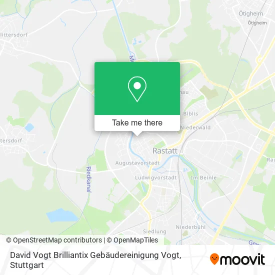 Карта David Vogt Brilliantix Gebäudereinigung Vogt