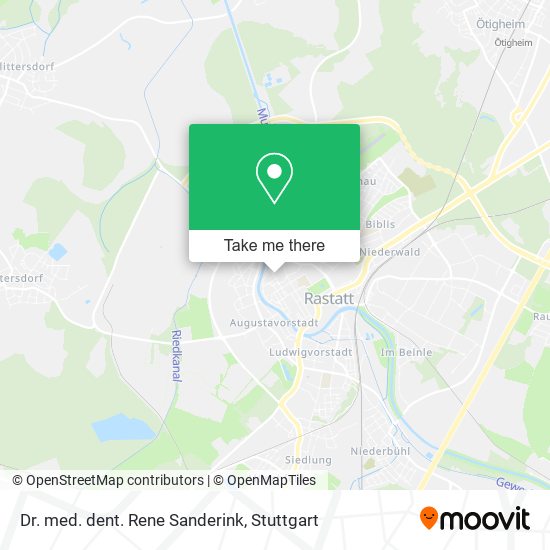 Dr. med. dent. Rene Sanderink map