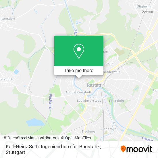 Карта Karl-Heinz Seitz Ingenieurbüro für Baustatik