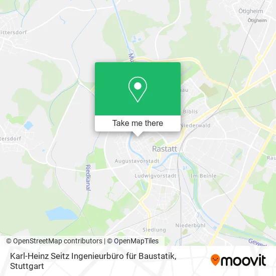 Карта Karl-Heinz Seitz Ingenieurbüro für Baustatik