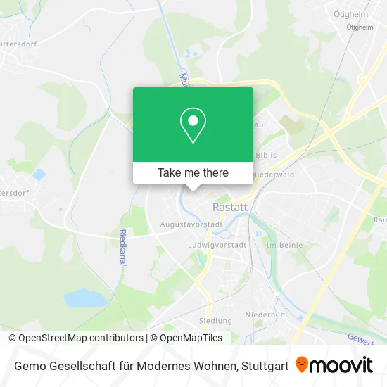 Карта Gemo Gesellschaft für Modernes Wohnen