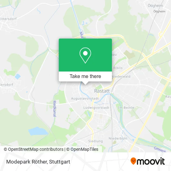 Карта Modepark Röther