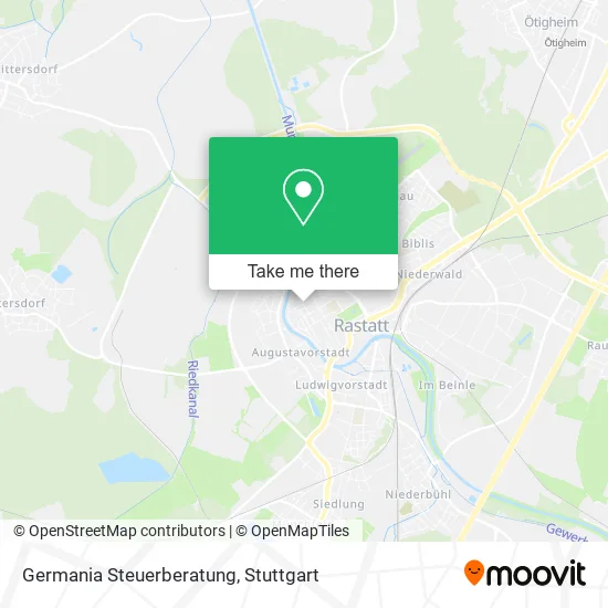 Карта Germania Steuerberatung