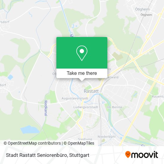 Stadt Rastatt Seniorenbüro map