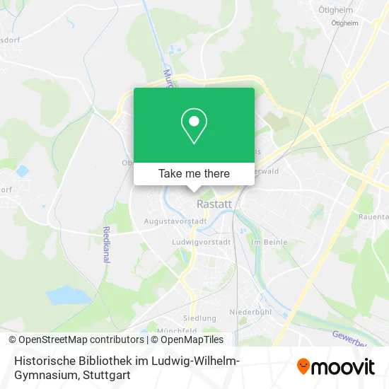 Карта Historische Bibliothek im Ludwig-Wilhelm-Gymnasium