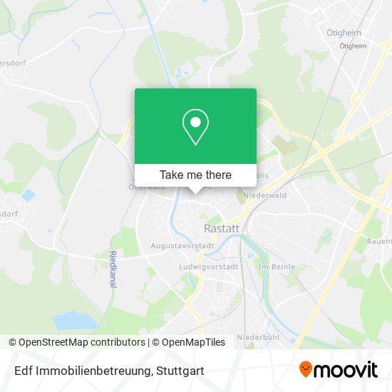 Edf Immobilienbetreuung map