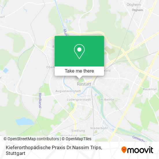 Карта Kieferorthopädische Praxis Dr.Nassim Trips