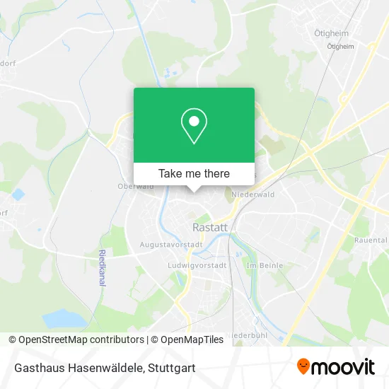 Карта Gasthaus Hasenwäldele
