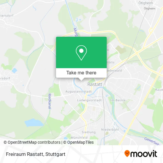 Карта Freiraum Rastatt