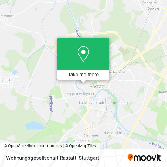 Карта Wohnungsgesellschaft Rastatt