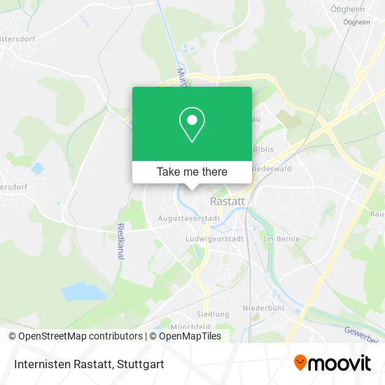 Карта Internisten Rastatt