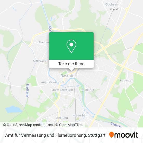 Карта Amt für Vermessung und Flurneuordnung