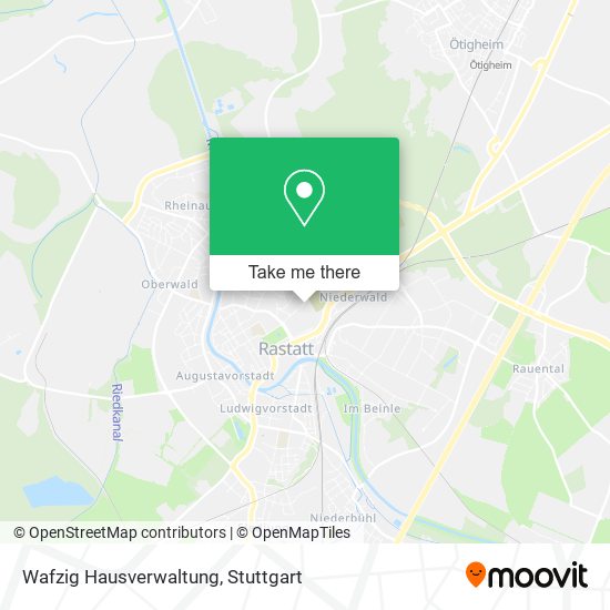 Wafzig Hausverwaltung map