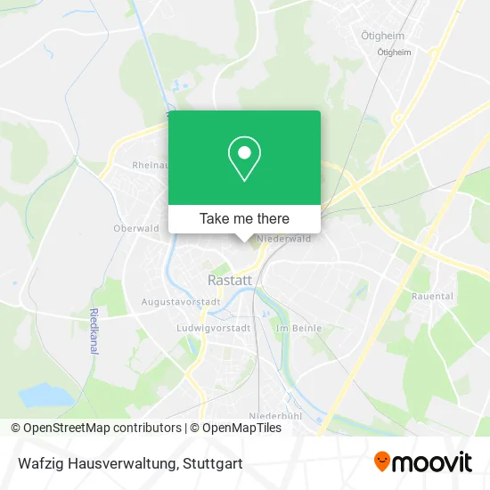 Карта Wafzig Hausverwaltung