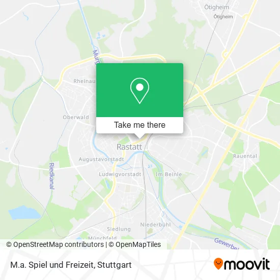 Карта M.a. Spiel und Freizeit